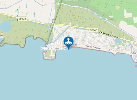 Map of 300 MT SUD PUNTA PROSCIUTTO