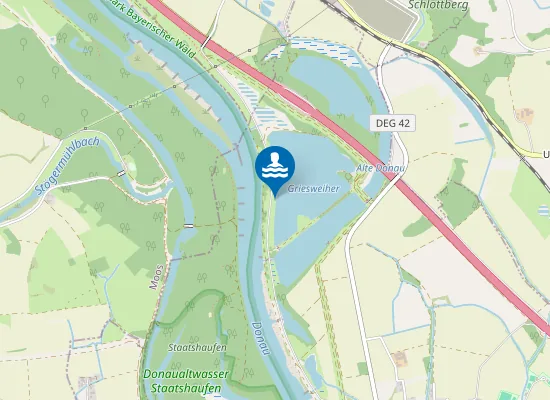 Map of WEIHER BEI SEEBACH DEGGENDORF