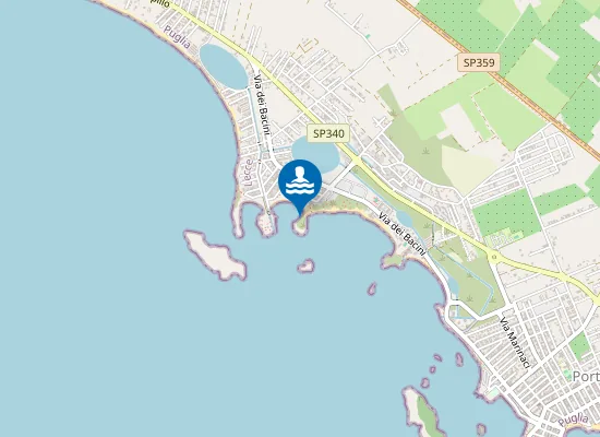 Map of 100 Mt A Sud Est Del Punto 140