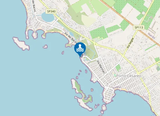 Map of FOCE DEL BACINO BIANCO