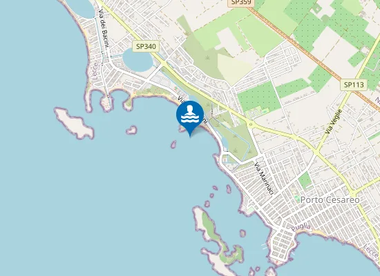 Map of 100 Mt A Sud Del Punto 150