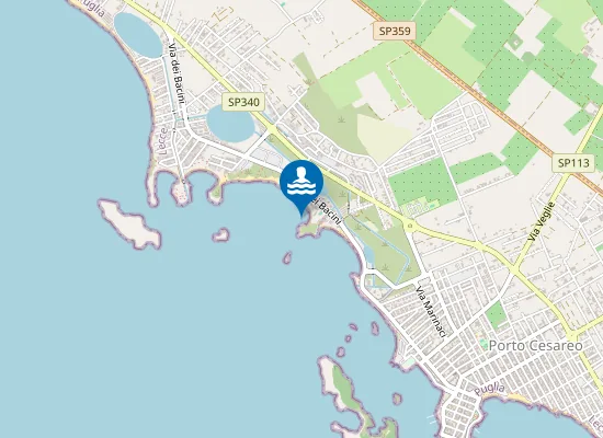 Map of 100 Mt A Nord Del Punto 150