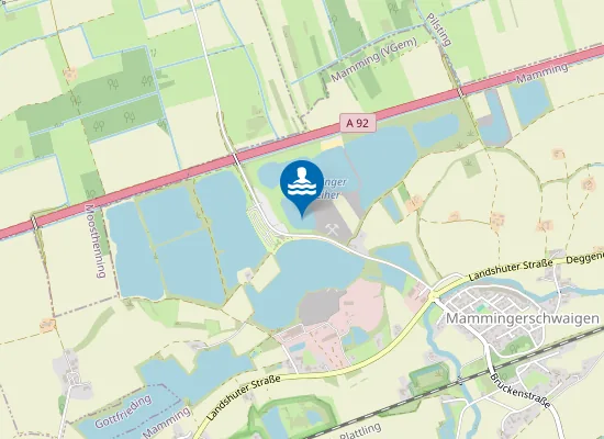 Map of MOSSANDL WEIHER MAMMING B SEEWIRT