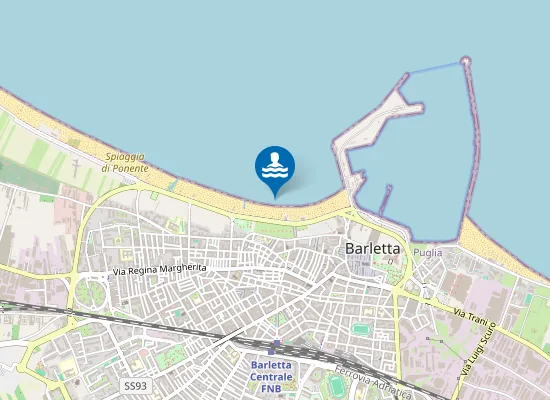 Map of STRADA CHE SCENDE A MARE