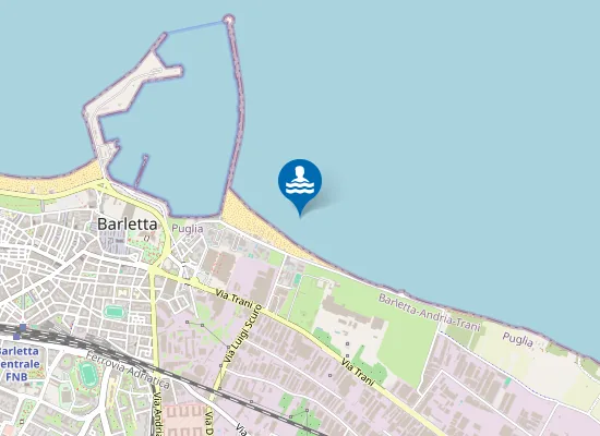 Map of STABILIMENTO BALNEARE MILITARE