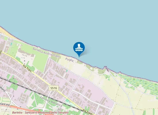 Map of ZONA BELVEDERE-DI FRONTE RECINTO VILLINO