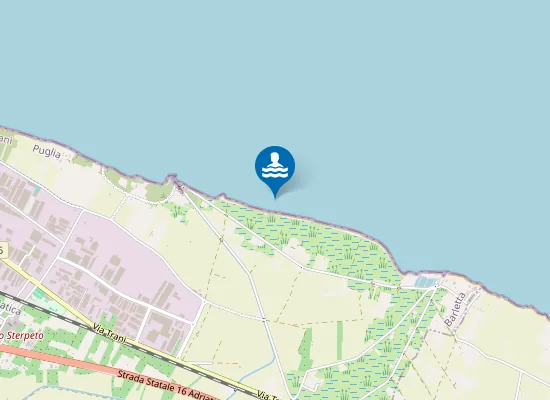 Map of SPIAGGIA VERDE