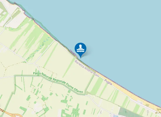 Map of 500 MT SUD FOGNA CIT.NA BARLETTA