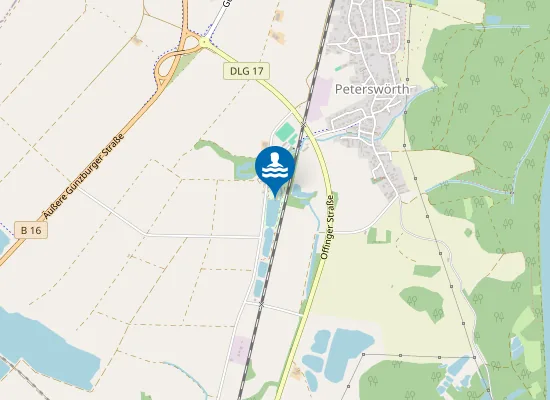 Map of WUENSCHSEEN GUNDELFINGEN ADDON NORDUFER