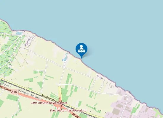 Map of SORGENTE DI ACQUA SALMASTRA-CASA AZZURRA