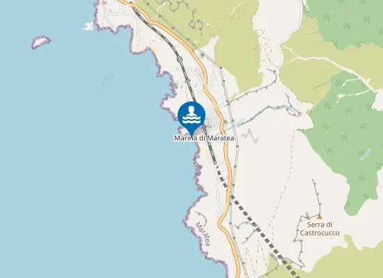 Map of MARINA DI S. TERESA SPIAGGIA