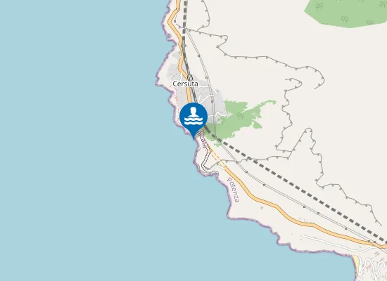 Map of CERSUTA SPIAGGIA