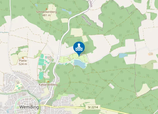 Map of WALDSEE WEMDING WEMDING