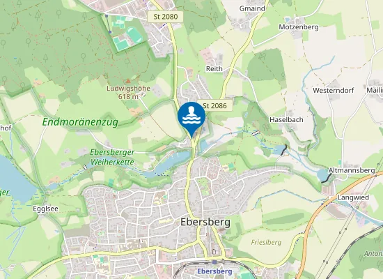 Map of KLOSTERSEE EBERSBERG