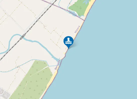 Map of FOCE BRADANO - 15O MT. MARGINE NORD