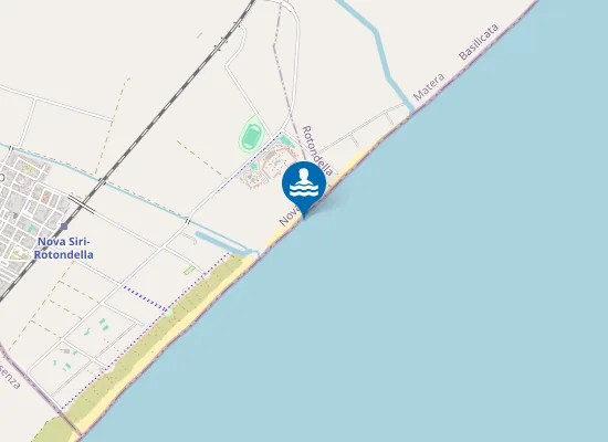 Map of IDROVORA NOVA SIRI-150 MT. MARGINE NORD