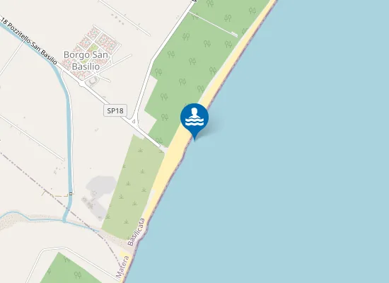 Map of SAN BASILIO LIDO