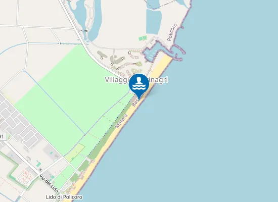 Map of IDROVORA TORRE MOZZA-150 MT. MARGINE SUD