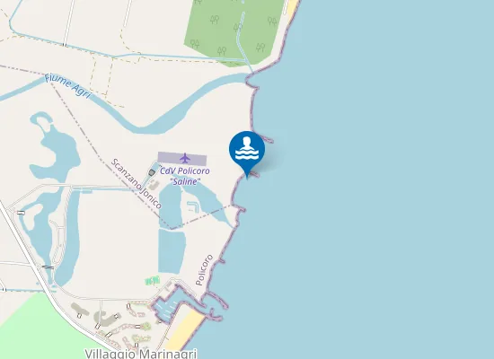 Map of FOCE AGRI - 1500 MT. MARGINE SUD