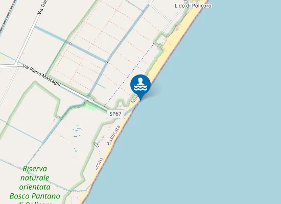 Map of IDROVORA DEL CONCIO-50 MT. MARGINE NORD