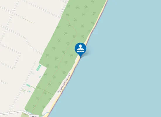 Map of FOCE CAVONE - 2000 MT. MARGINE SUD