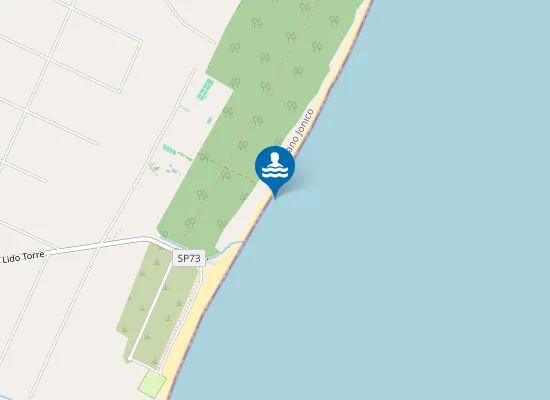 Map of IDROVORA SCANZANO ION.-100 MT.MARG. NORD