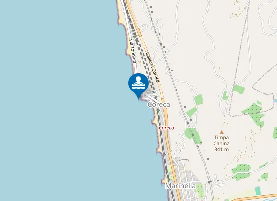 Map of CORICA SCOGLIO GRANDE