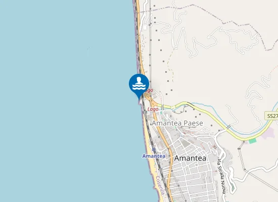 Map of 200 MT DX TORRENTE CATOCASTRO