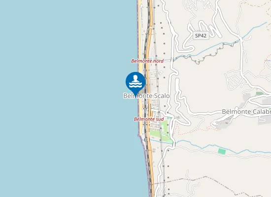 Map of STAZ.FF.SS.BELMONTE C.