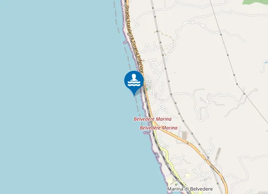 Map of HOTEL BELVEDERE