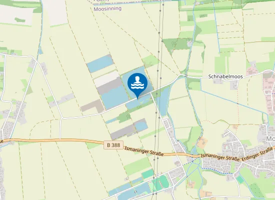 Map of MOOSINNINGER WEIHER MOOSINNING BADESTRAND