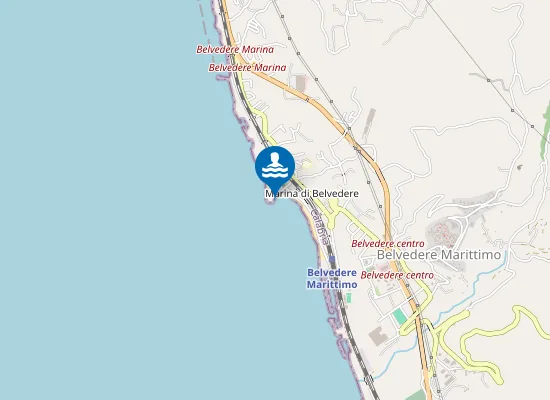 Map of 100 Mt Dx T. Di Mare L.ta` Capo Tirone