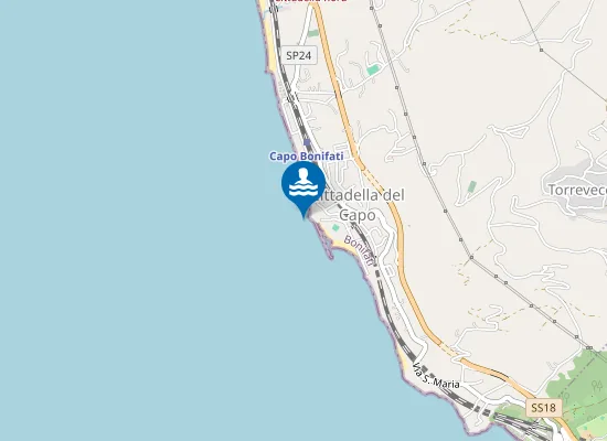 Map of PALAZZO DEL CAPO