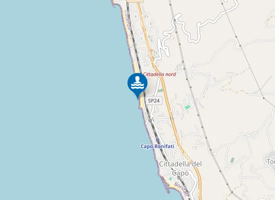 Map of 200 MT SX TORRENTE BAMBAGIA