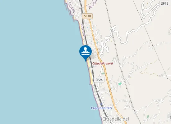 Map of 200 MT DX TORRENTE BAMBAGIA