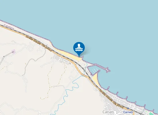 Map of 200 MT NORD CANALE MORANERA