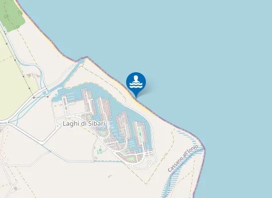 Map of LIDO LAGHI DI SIBARI