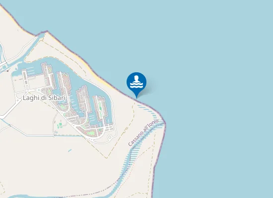 Map of 400 MT SX FIUME CRATI