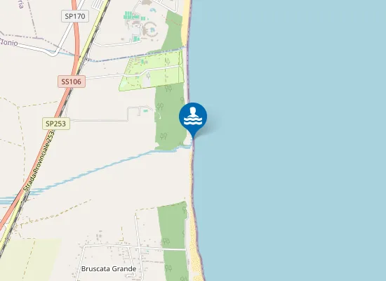 Map of 50 MT SX TORRENTE RAGANELLO