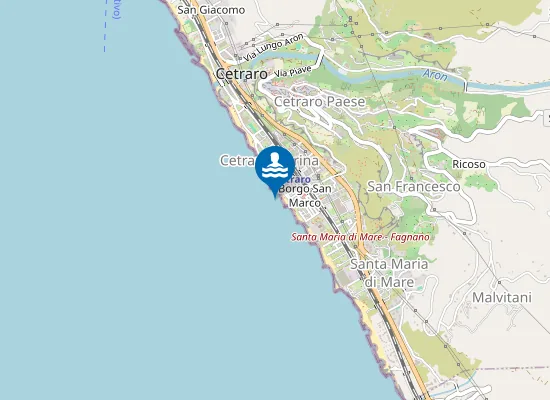 Map of COLONIA SAN BENEDETTO