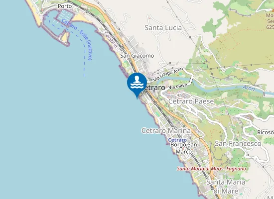 Map of 100 MT SX FIUME ARON