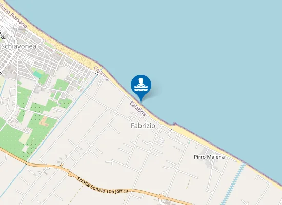 Map of 100 MT SX T. GENNARITO LOC. S. NICOLA