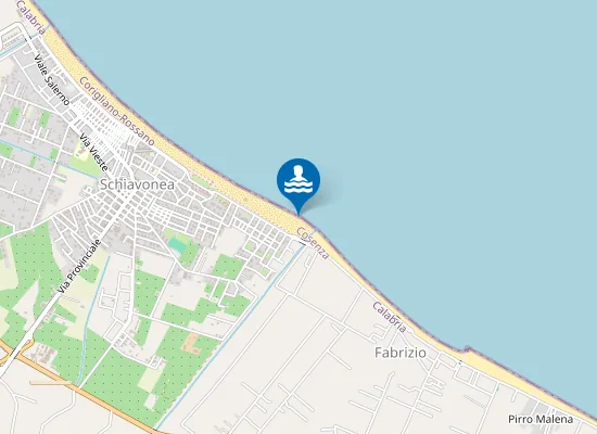 Map of 100 MT SX TORRENTE CORIGLIANETO