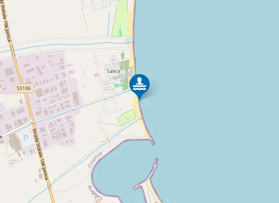 Map of 100 Mt Dx Canale Salice