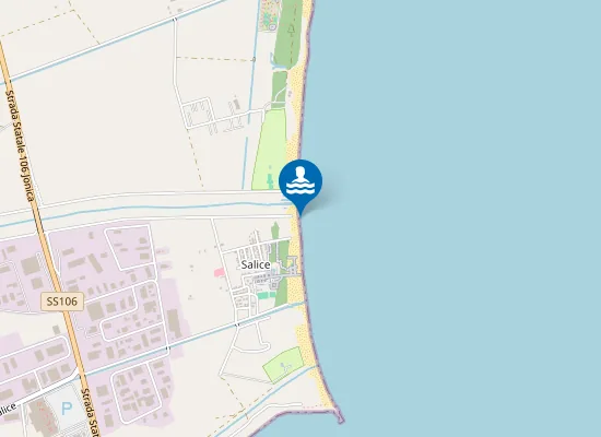 Map of 100 Mt Dx Canale S. Mauro