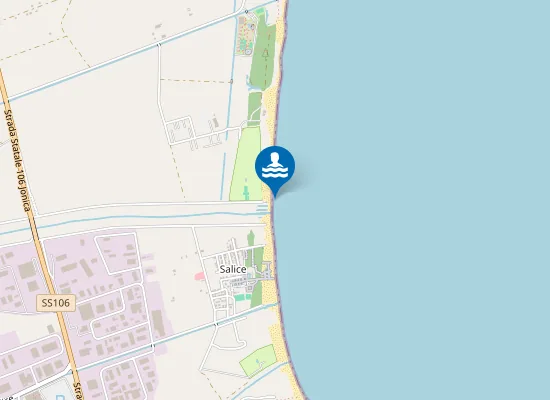 Map of 100 MT SX CANALE S. MAURO