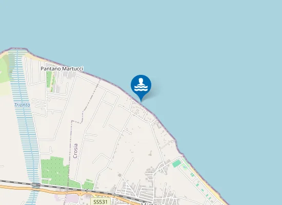 Map of PANTANO BAR LE MAGNOLIE