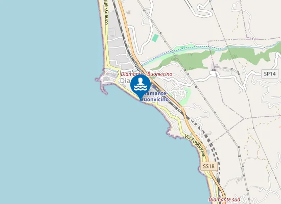 Map of HOTEL RIVIERA BLUE