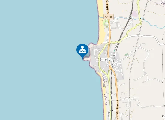 Map of PUNTA CIRELLA