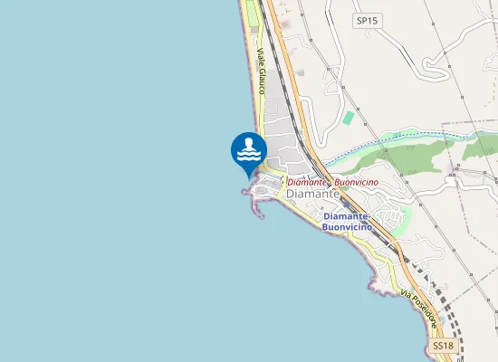 Map of 100 MT SX TORRENTE CORVINO